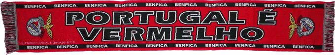 Cachecol Cachecis Benfica Portugal  Vermelho