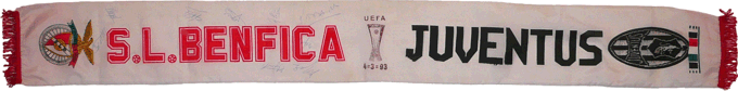 Cachecol Cachecis Benfica Juventtus Taa Uefa 1993-94