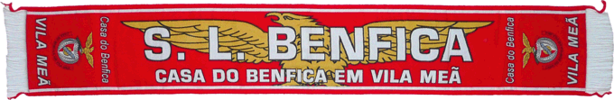 Cachecol Cachecis Casa do Benfica em Vila Me