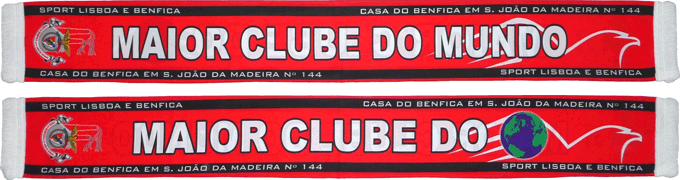 Cachecol Cachecis Casa do Benfica em So Joo da Madeira