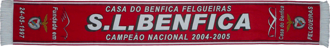 Cachecol Cachecis Casa do Benfica em Felgueiras