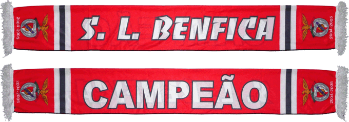 Cachecol Benfica Campeo 2004-05