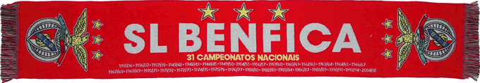 Cachecol Cachecis Benfica Estrelas 31 Campeonatos Oficial 2009-10