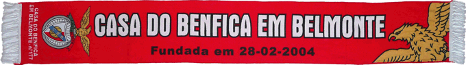 Cachecol Cachecis Casa do Benfica em Belmonte