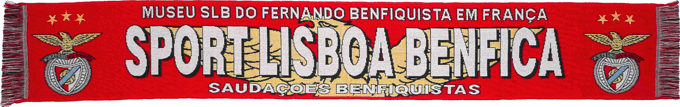 Cachecol Benfica Museu SLB Fernando Benfiquista Frana