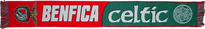 Cachecol Cachecis Benfica Celtic Liga dos Campees 2007-2008