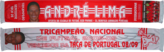Cachecol Benfica Futsal Andr Lima