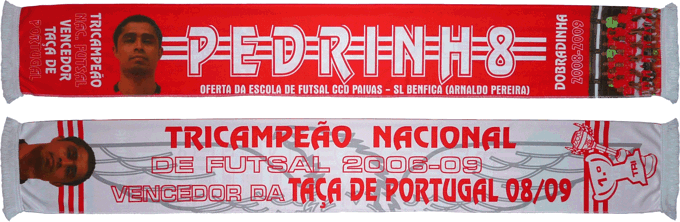 Cachecol Benfica Futsal 8 Pedrinho