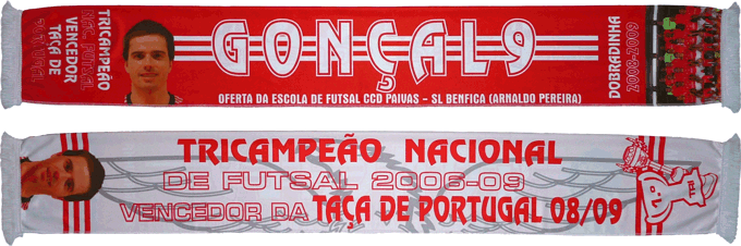 Cachecol Benfica 9 Gonalo Alves