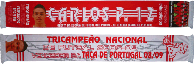 Cachecol Benfica Futsal 12 Carlos Paulo
