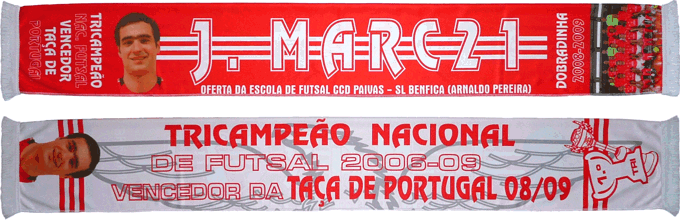 Cachecol Benfica Futsal 21 Joo Maral