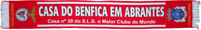 Cachecol Casa do Benfica em Abrantes