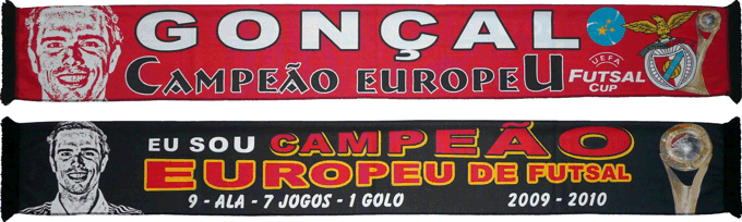 Cachecol Benfica Futsal 9 Gonalo