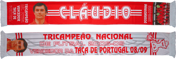 Cachecol Benfica Futsal Cludio