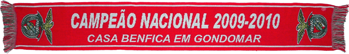 Cachecol Casa Benfica Campeo 2009-10