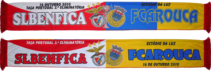 Cachecol Benfica Arouca Taa de Portugal 2010-11