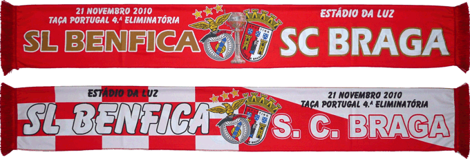 Cachecol Benfica Braga Taa de Portugal 2010-11