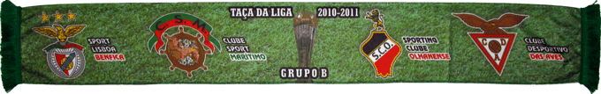 Cachecol Benfica Grupo B Taa da Liga 2010-11