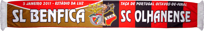 Cachecol Benfica Olhanense Taa de Portugal 2010-11