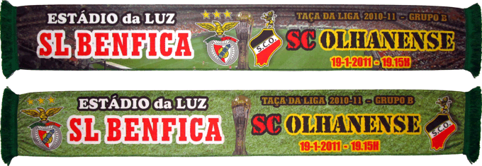 Cachecol Benfica Olhanense Taa da Liga 2010-11