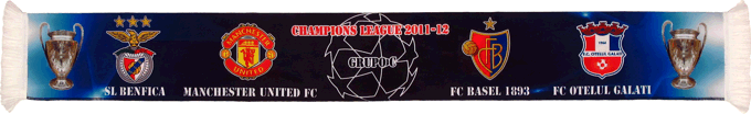 Cachecol Benfica Liga Campees Grupo C 2011-12