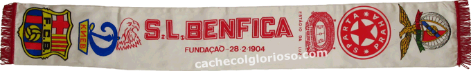 Cachecol Benfica Taa Campees Europeus Grupo B 1991-92