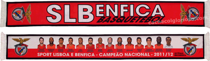 Cachecol SLBenfica Basquetebol Campeo Nacional 2011-12