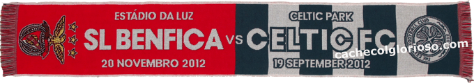 Cachecol Benfica Celtic Liga dos Campees 2012-13